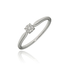 Fehér arany gyűrű 53-as méret - RR48570W13-53